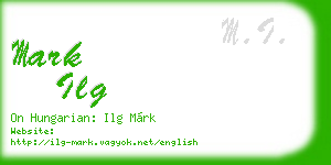 mark ilg business card